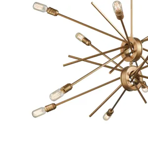 Xenia 42'' Wide 12-Light Chandelier - Matte Gold 4