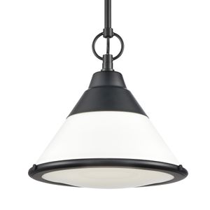 Sven 12'' Wide 1-Light Mini Pendant - Matte Black 4