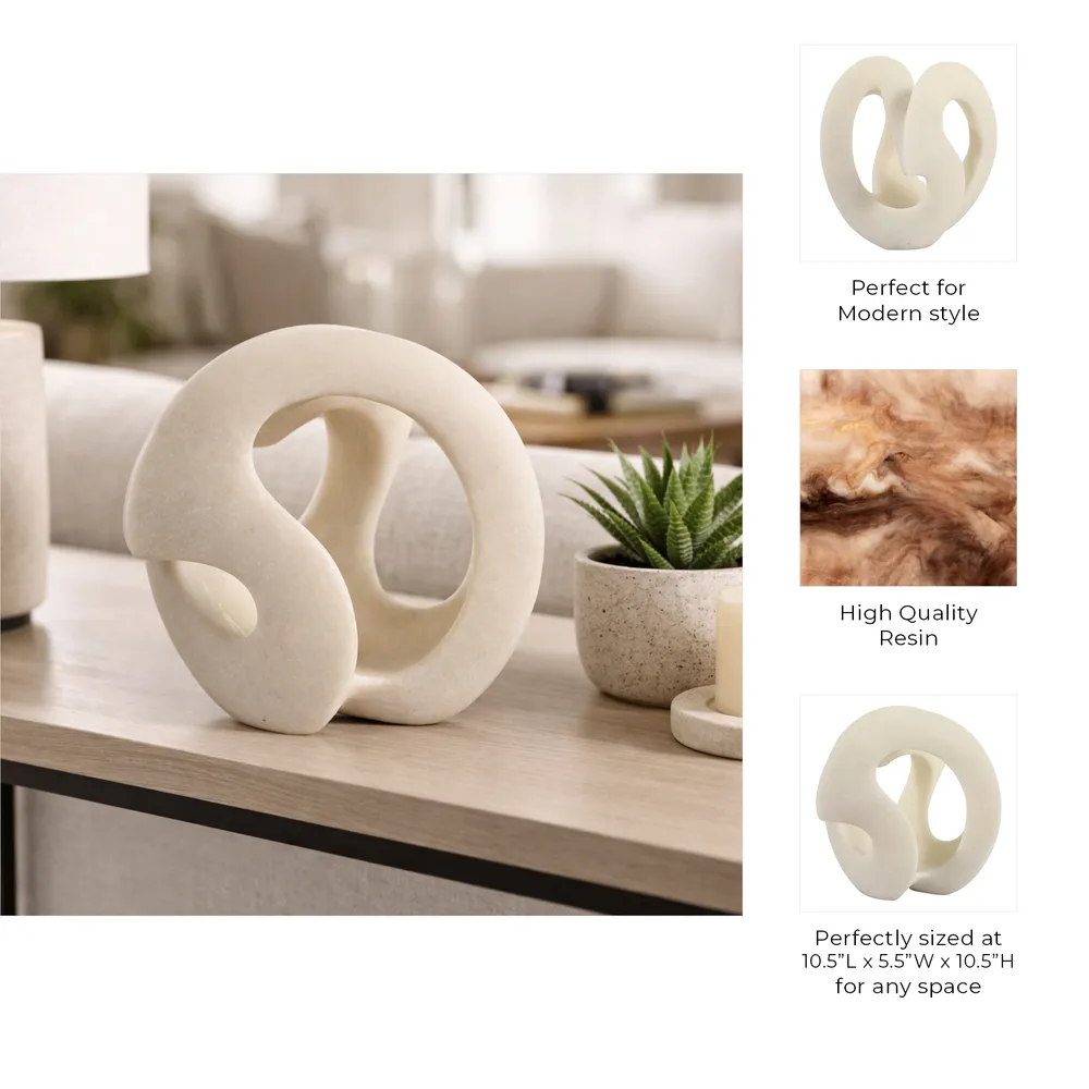 LEILAOAK WHITE DECOR 11 (IN)