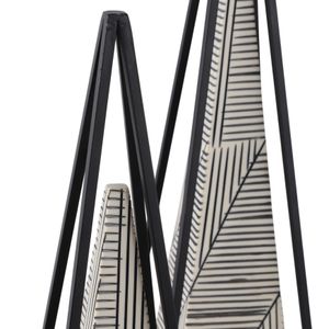 CLARACROSS SET OF 2 BLACK DECOR 26 (IN) 7
