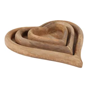 ISLESIDE SET OF 3 BROWN WOOD 2 (IN) 8