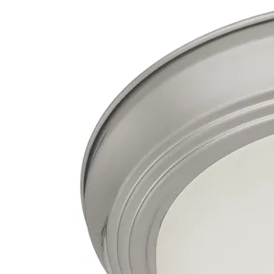 Harmony 12'' Wide 1-Light Flush Mount - Brushed Nickel 3