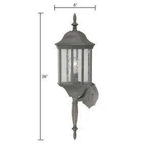Hawthorne 26'' High 1-Light Outdoor Sconce - Painted Bronze 2