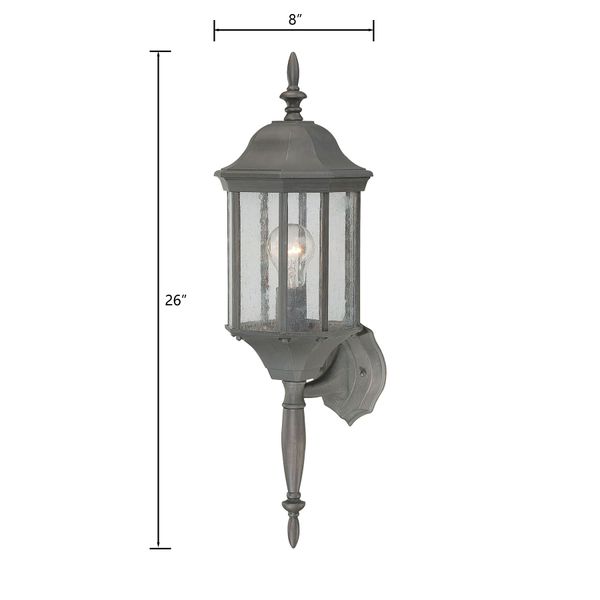 Hawthorne 26'' High 1-Light Outdoor Sconce - Painted Bronze