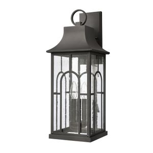 Triumph 23'' High 3-Light Outdoor Sconce - Textured Black 2