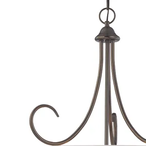 Bella 20'' Wide 3-Light Pendant - Oiled Bronze 3