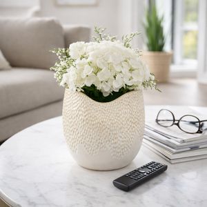 CHESTERMILL CREAM VASE 7 (IN) 11