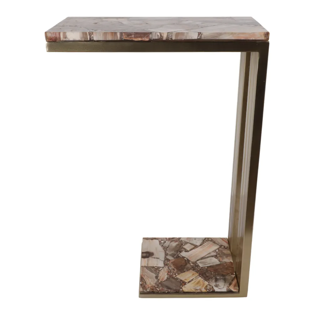 ALDENPORT GOLD TABLE 24 (IN)