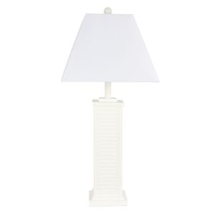 33" WHITE SHUTTER STYLE LAMP 1