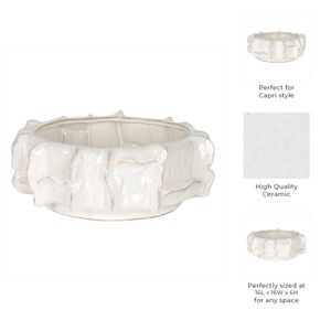 HALTONLAND WHITE BOWL 6 (IN) 8