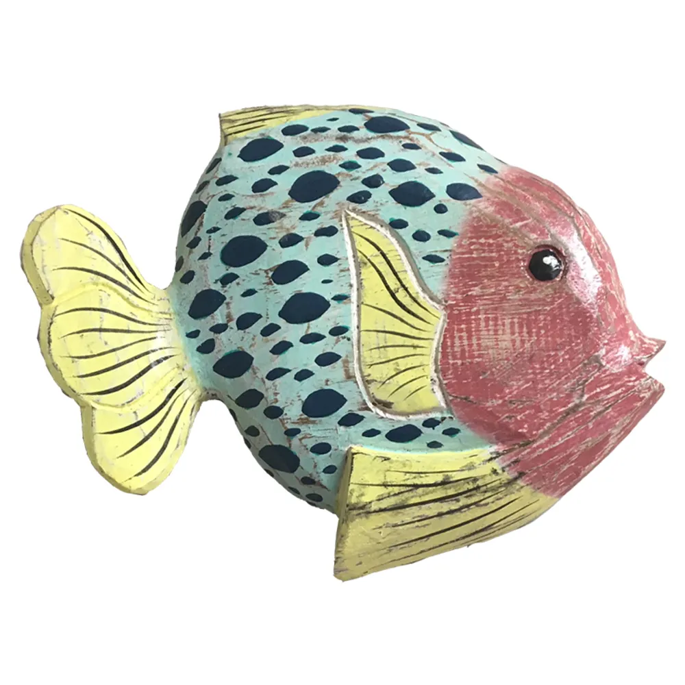 SMALL CARVED FISH PLAQUE
