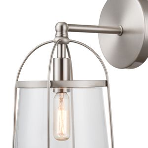 Merrick 10'' High 1-Light Sconce - Satin Nickel 3