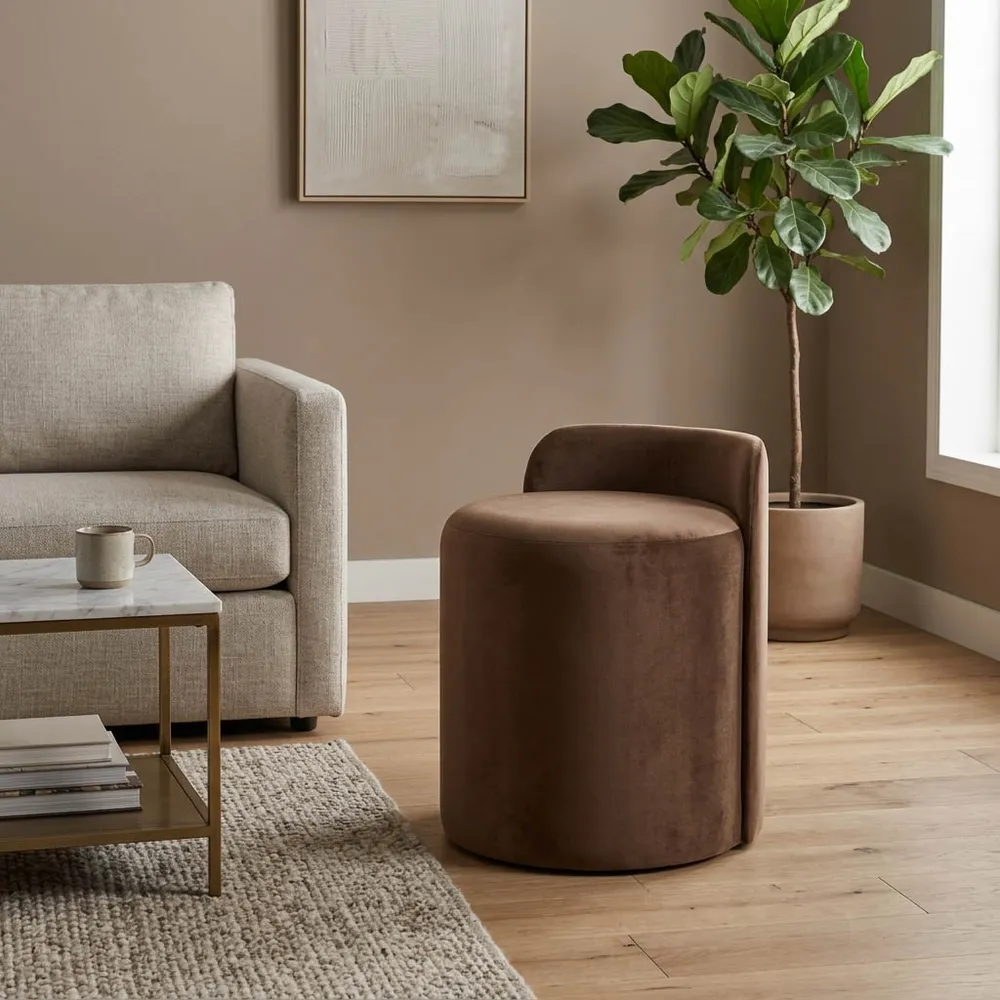 BAYARDMILL GREEN OTTOMAN 22 (IN)