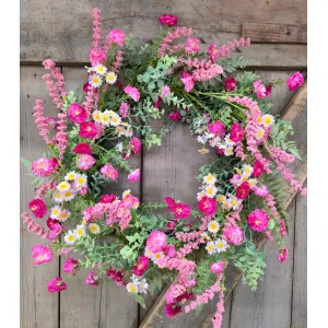 Pink Sunshine Wreath 1
