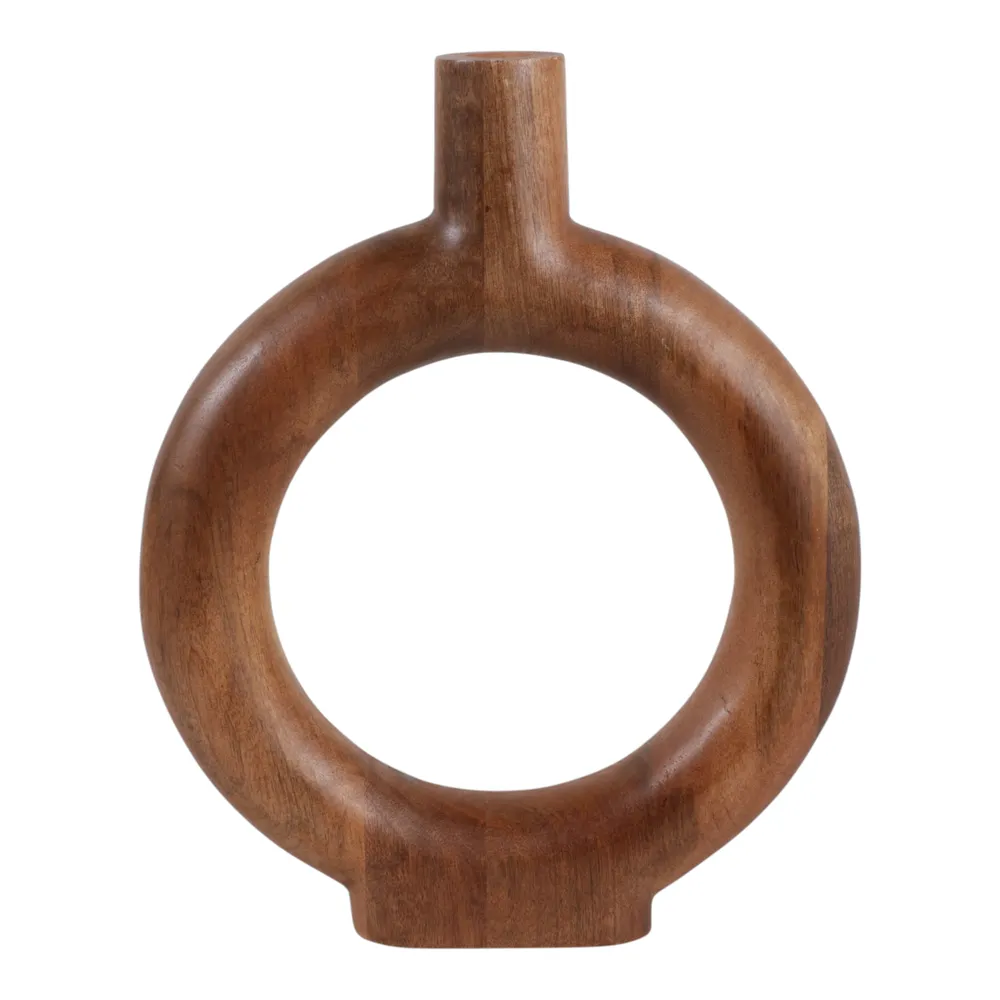DRAPERWELL BROWN VASE 14 (IN)