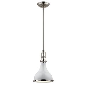 Rutherford 9'' Wide 1-Light Mini Pendant - Gloss White 1