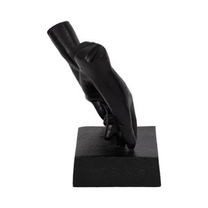 METAL,9"H,ENTWINED HANDS SCULPTURE, BLACK 4