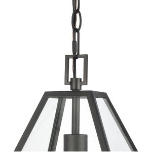 Tangent 12'' Wide 1-Light Pendant - Matte black 3