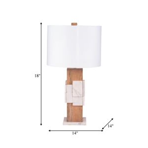BYRONRIDGE WHITE LAMP 18 (IN) 8