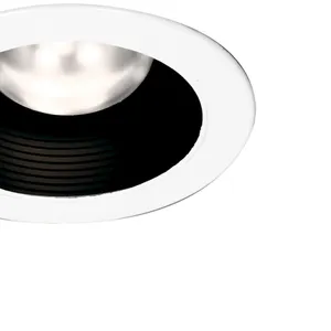 Lior 4'' Wide 1-Light Recessed Trim - Black and White 4