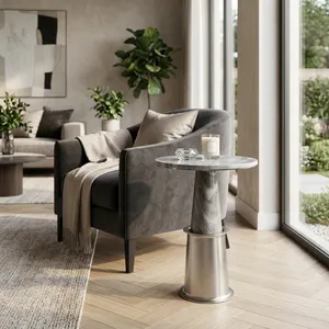 NADIARIDGE GRAY TABLE 22 (IN) 9