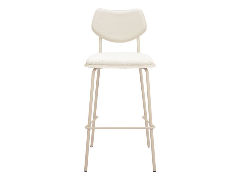 Zeal Barstool Light Gray & Beige 4