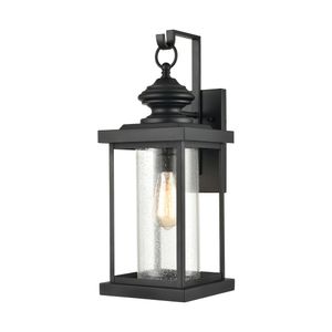 Minersville 21'' High 1-Light Outdoor Sconce - Matte Black 1