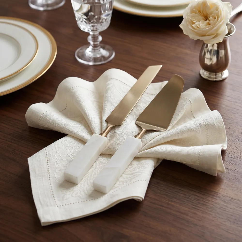 ELMCLIFF SET OF 2 WHITE SERVEWARE 1 (IN)