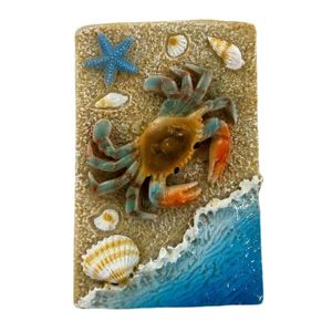 3" CRAB BEACH MAGNET 1