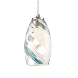 Turbulence 5'' Wide 1-Light Mini Pendant - Satin Nickel 3