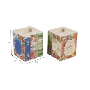 IRVINGSHAW SET OF 2 WILD FIG & CASSIS CANDLE 4 (IN) 10