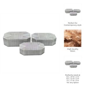 ORIONDALE SET OF 3 WHITE BOXES 4 (IN) 11