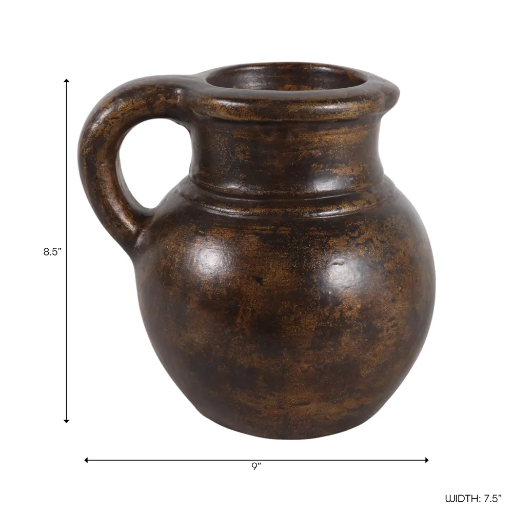 SHERMANGROVE GOLD VASE 9 (IN)