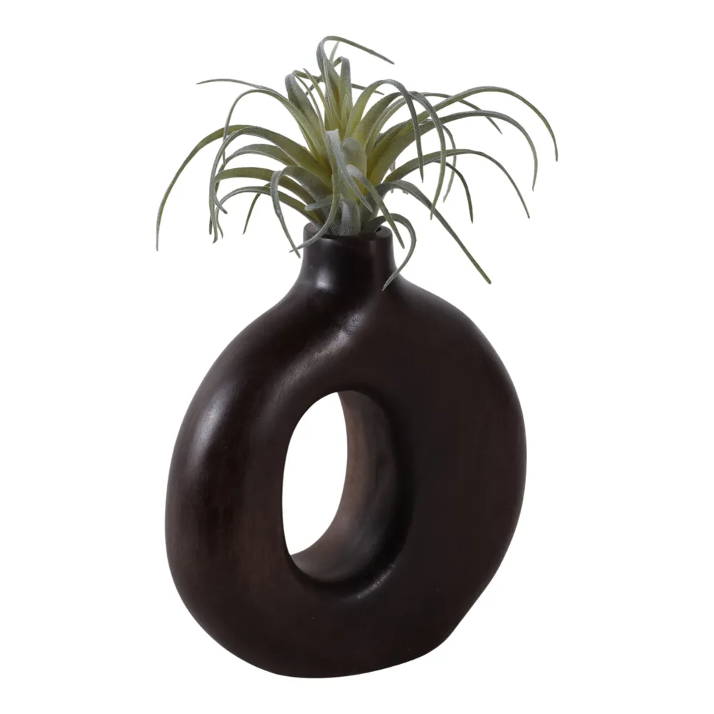 GRIFFINMOOR BROWN VASE 7 (IN)
