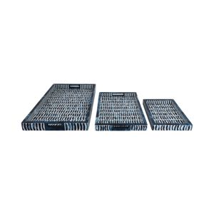 MASONTON SET OF 3 BLUE TRAY 2 (IN) 5
