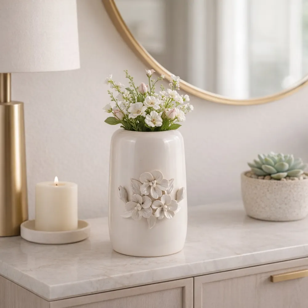 KNOXFIELD IVORY VASE 8 (IN)
