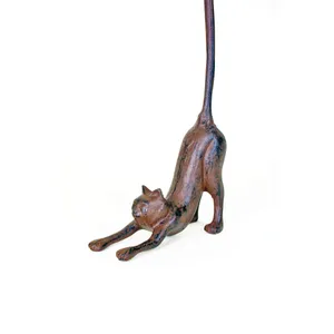 Cast Iron Cat Paper Towel Holder 4