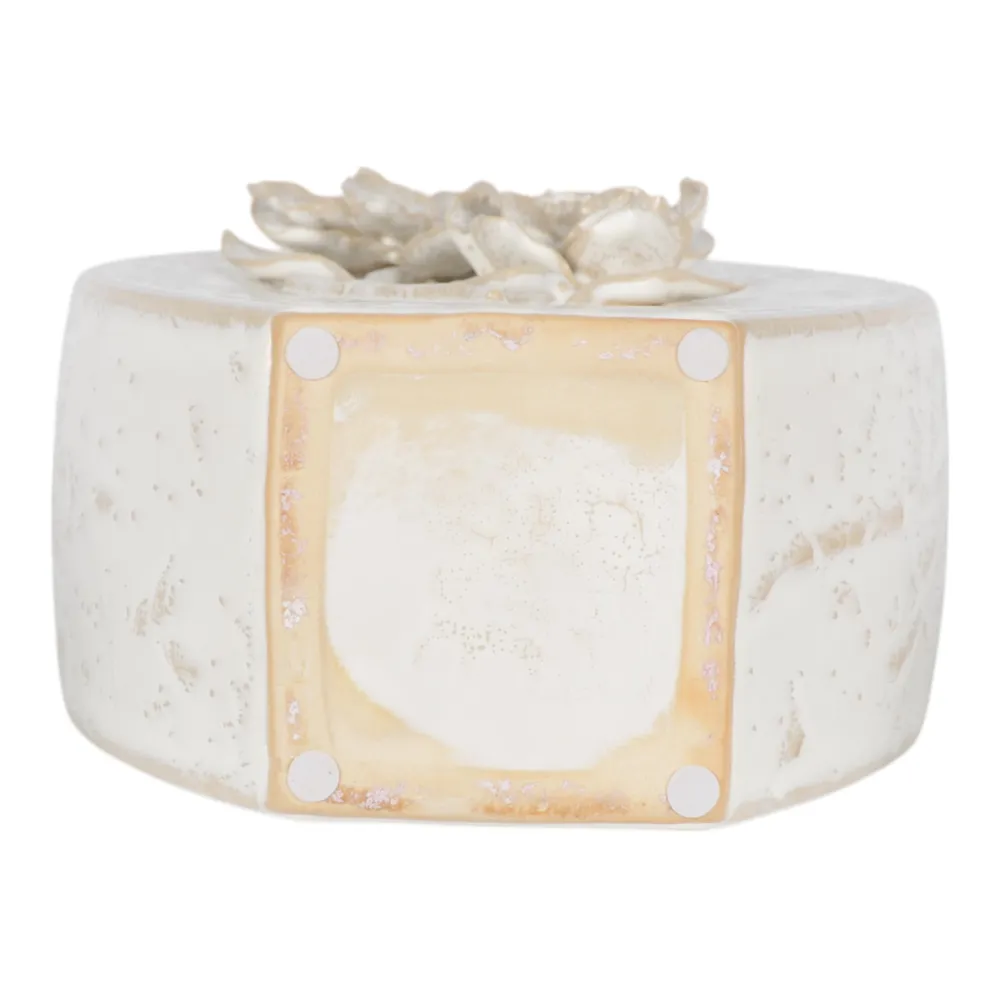 HAYESTON WHITE VASE 18 (IN)