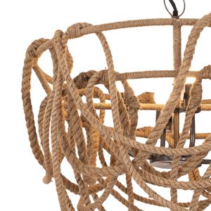 Macon 26'' Wide 4-Light Chandelier - Natural 3