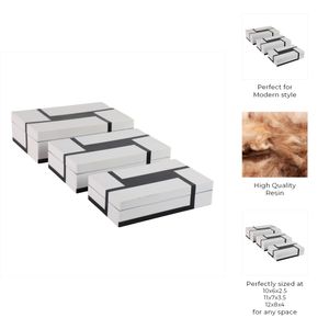 WALT SET OF 3 WHITE BOXES 4 (IN) 10