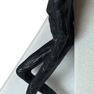 LOCHCLIFF SET OF 2 BLACK BOOKENDS 11 (IN) 4