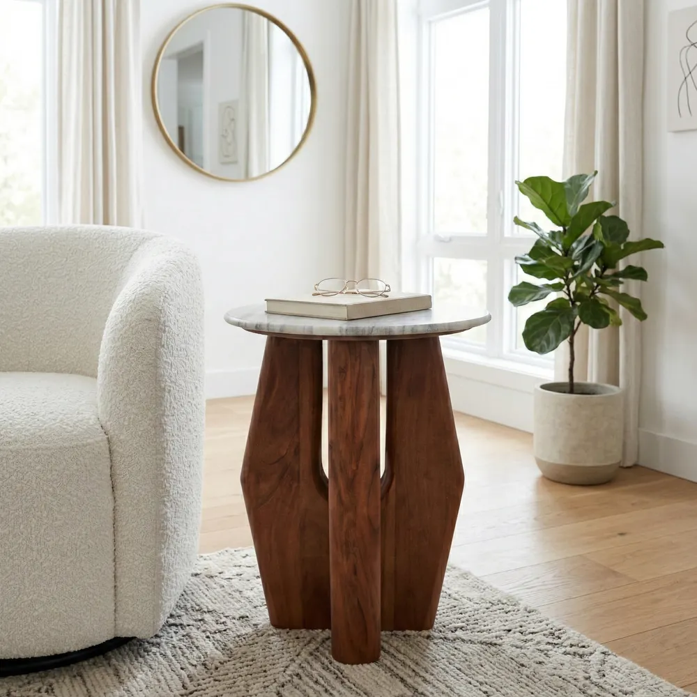 SEFOAK BROWN TABLE 20 (IN)