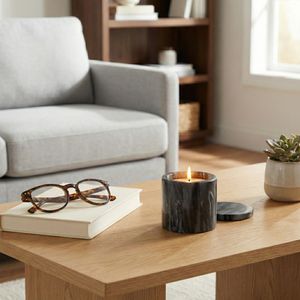 STONELEY BLACK CANDLE 5 (IN) 12