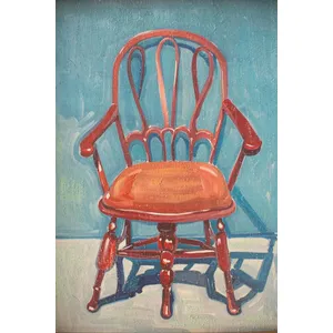 Set of 2 Framed Chair Paintings 4