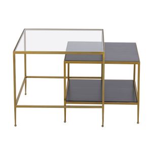 Carrick Nesting Table - Set of 2 Dark Mahogany 1