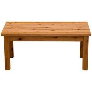 Voyageur Cedar Coffee Table - 40" x 20" - Natural - Standard 2