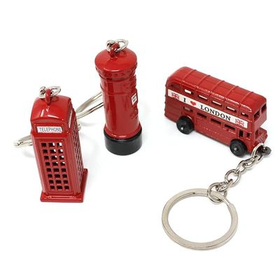 ROAD TRIPPERS BUS KEYCHAIN W SPINNING WHEELS - MOOSE FAMILY