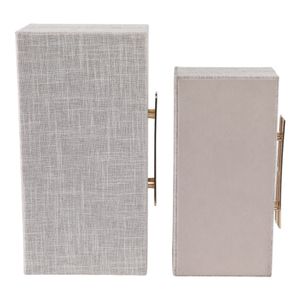 HARLANWELL SET OF 2 WHITE BOXES 5 (IN) 8