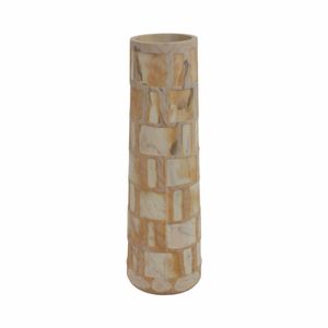 STORMGROVE BROWN GLASS VASE 14 (IN) 4