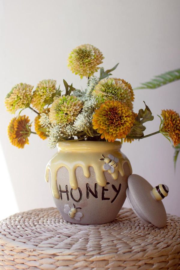 Ceramic Honey Jar